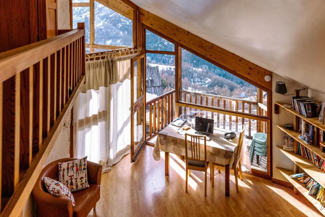 Chalet Panoramique Chateau-Ville-Vieille Ngoại thất bức ảnh
